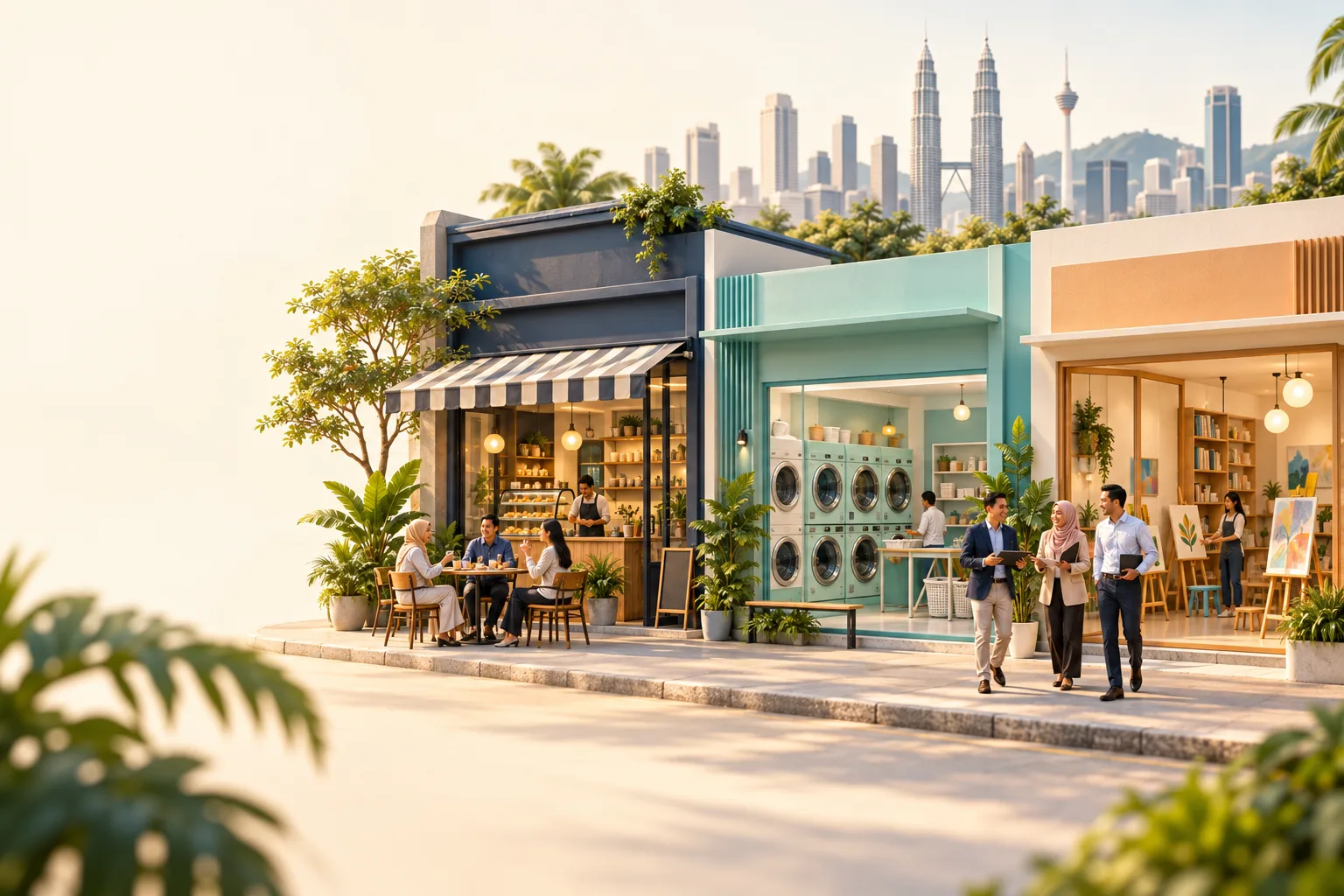 Malaysian neighbourhood businesses represented on the NiagaFit platform